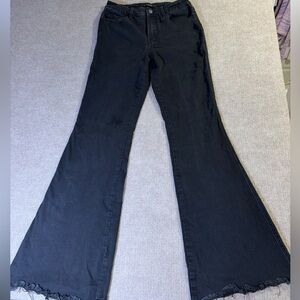 Flying Monkey Women's Dark Flare Jeans 1625